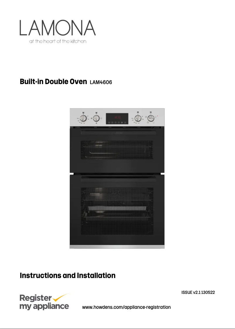 Page n°1 - Manuel utilisateur Lamona LAM4606