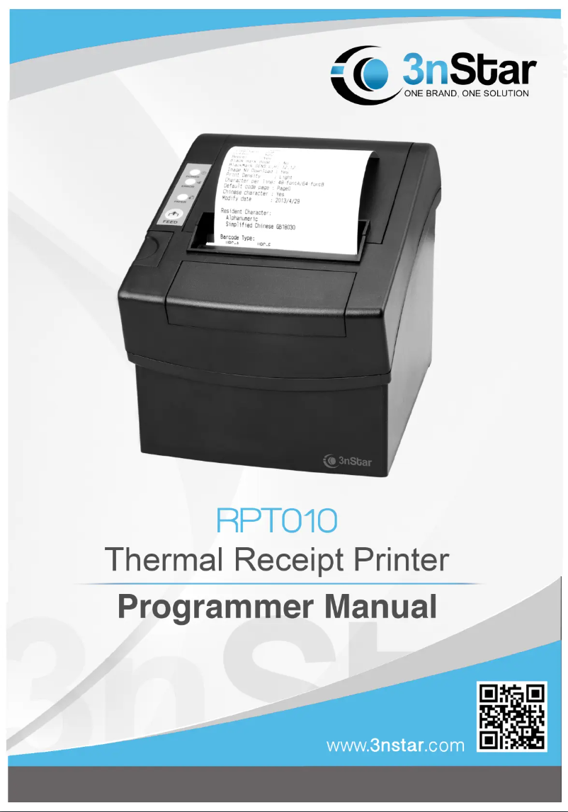 Image de la première page du manuel de l'appareil RPT010