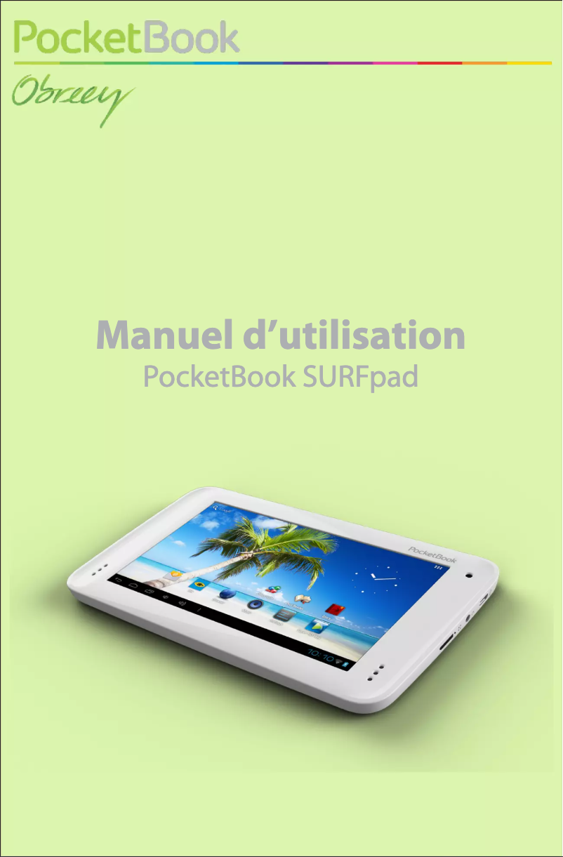 Image de la première page du manuel de l'appareil SURFpad