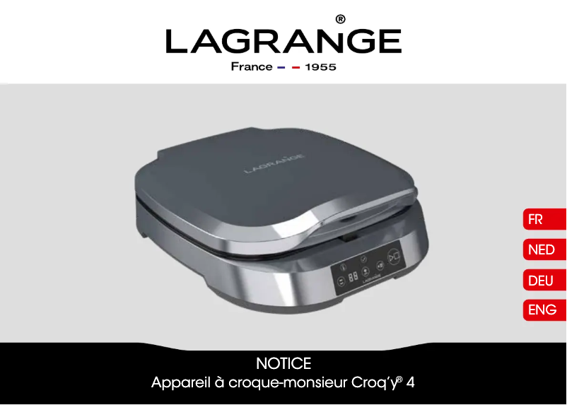 Page n°1 - Manuel utilisateur Lagrange Croq'y 4 189410