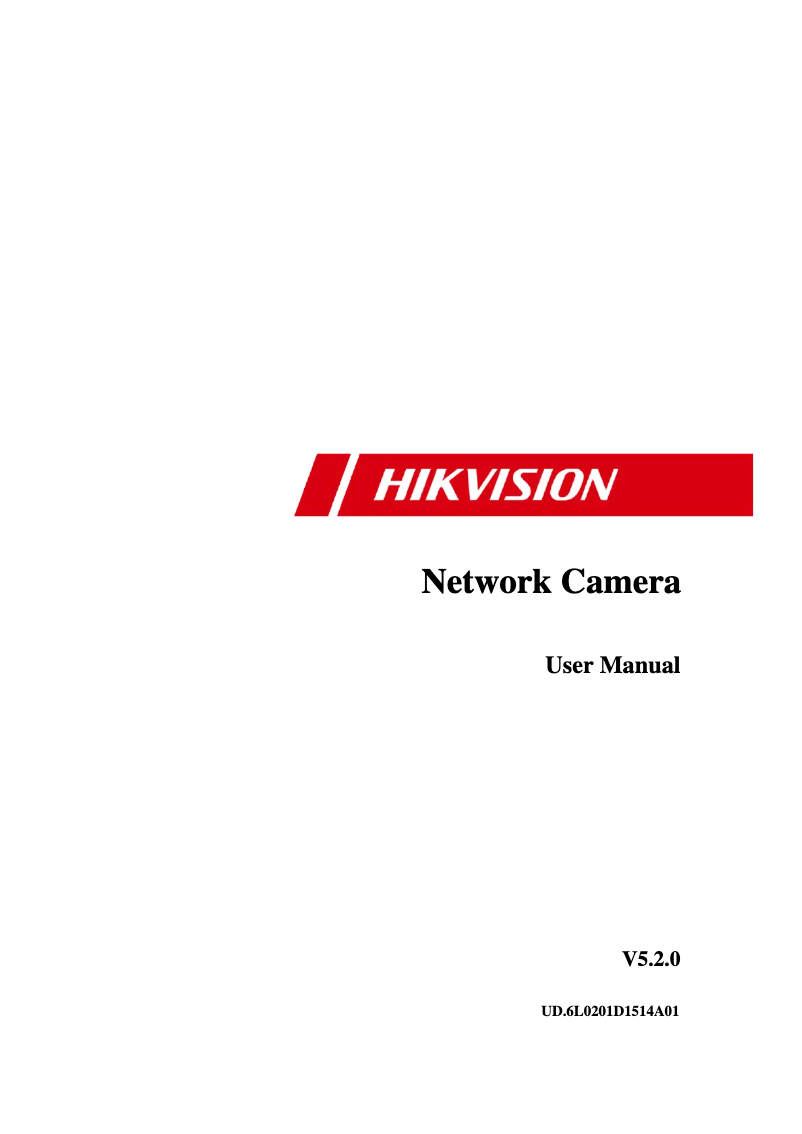 Page n°1 - Manuel utilisateur Hikvision DS-2CD4065F-AP