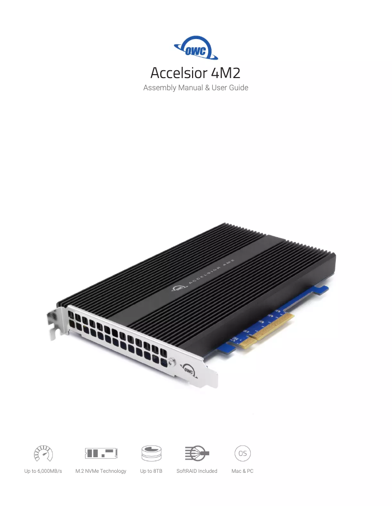 Image de la première page du manuel de l'appareil Accelsior 4M2