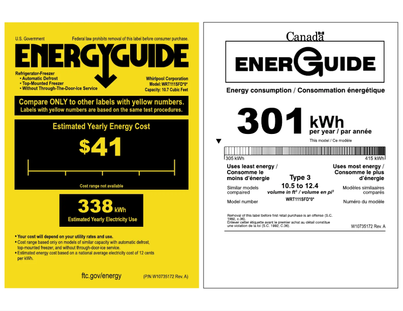 Image de la première page du manuel de l'appareil WRT111SFD