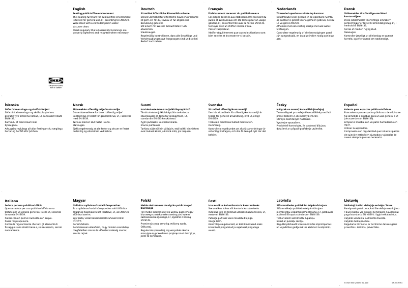 Image de la première page du manuel de l'appareil FJÄLLBERGET 804.877.66