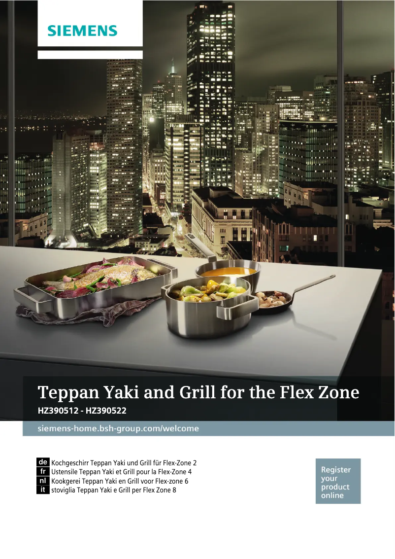 Page 1 de la notice Manuel utilisateur Siemens EX652FEC1E