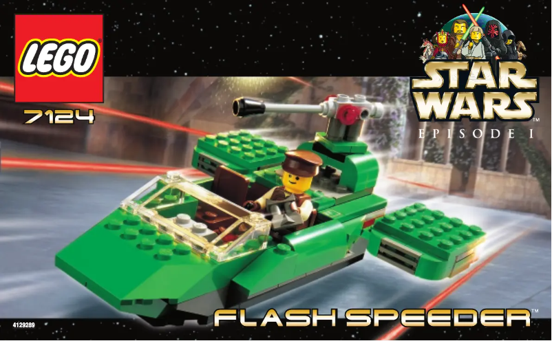 Image de la première page du manuel de l'appareil Flash Speeder (TM)