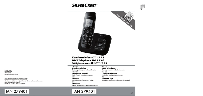 First page image of the manual for SDT 1.7 A3