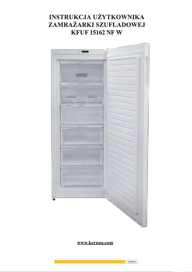 Page 1 de la notice Manuel utilisateur Kernau KFUF 15161 W