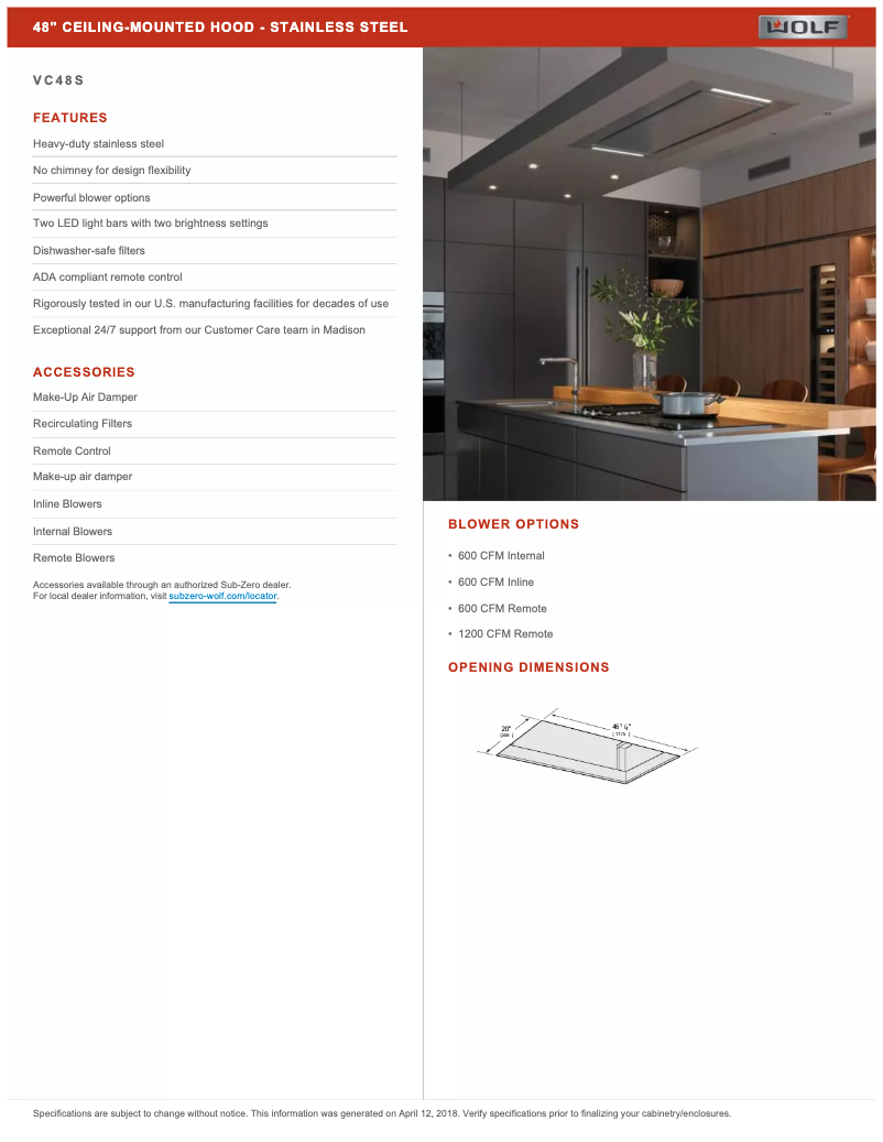 Image de la première page du manuel de l'appareil VC48S