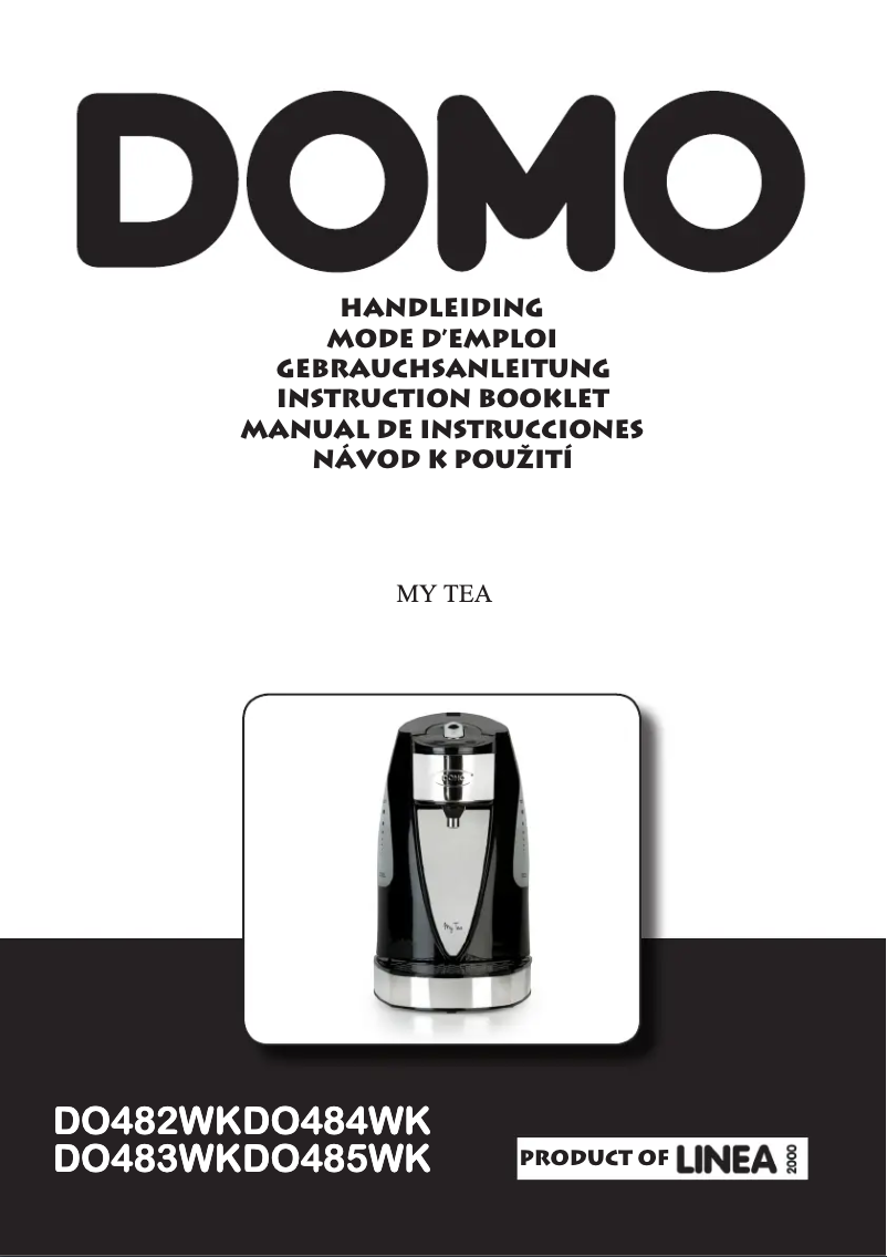 Page 1 de la notice Manuel utilisateur Domo My Tea