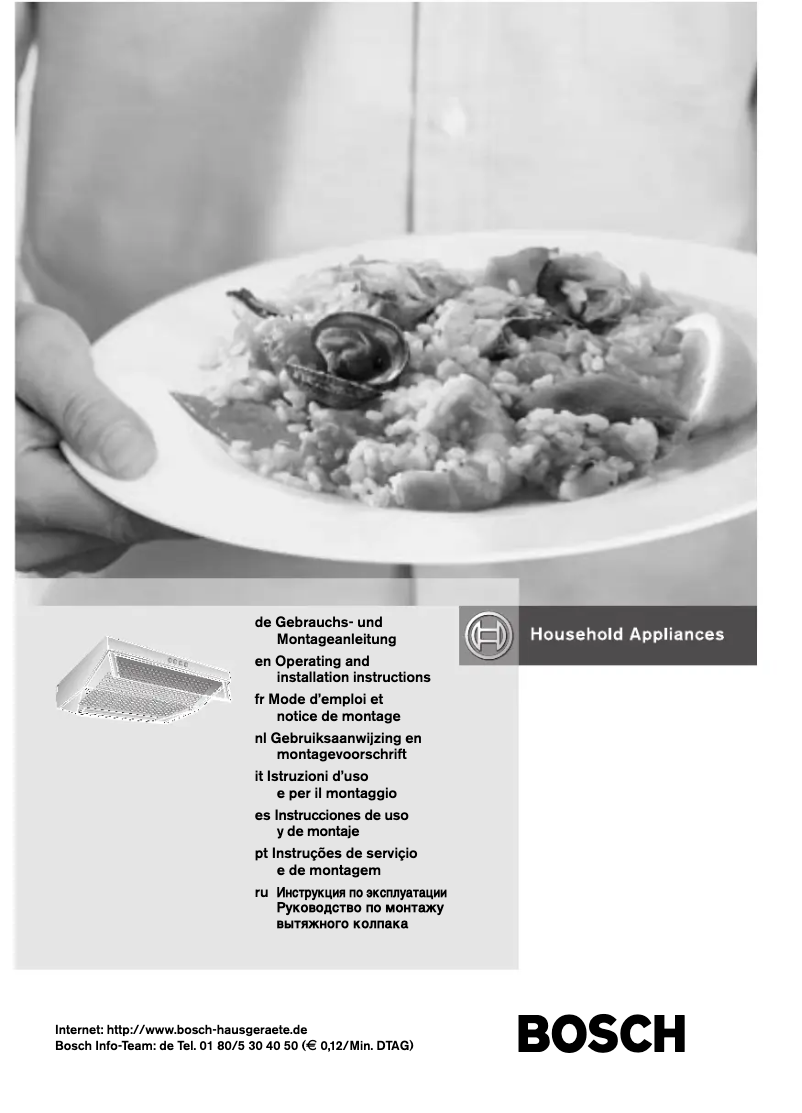 Page n°1 - Mode d'emploi Bosch DHU634U