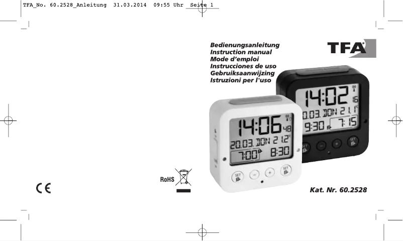 Imagen de la primera página del manual del dispositivo 60.2528.54