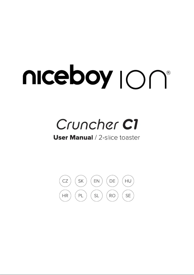 Image de la première page du manuel de l'appareil ION Cruncher C1