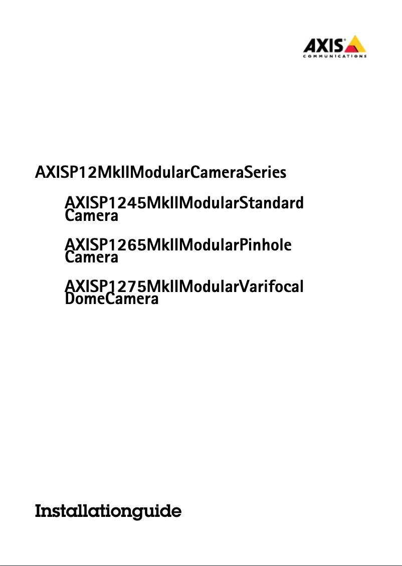 Image de la première page du manuel de l'appareil P1275