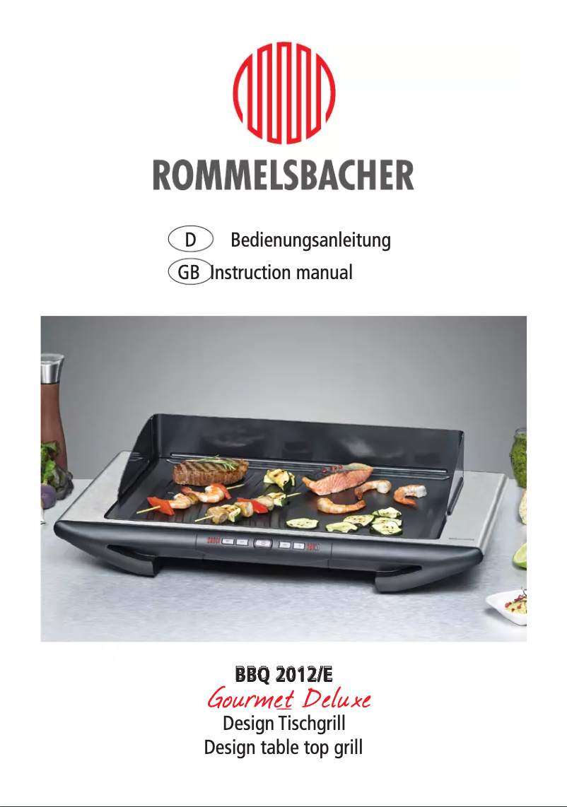 Imagen de la primera página del manual del dispositivo BBQ 2012