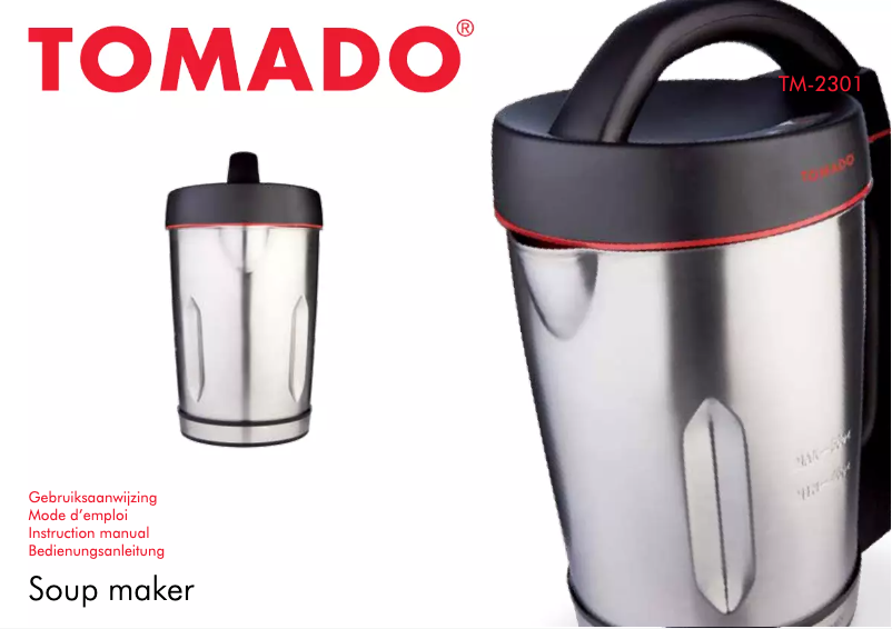 Page n°1 - Manuel utilisateur Tomado TM 2301