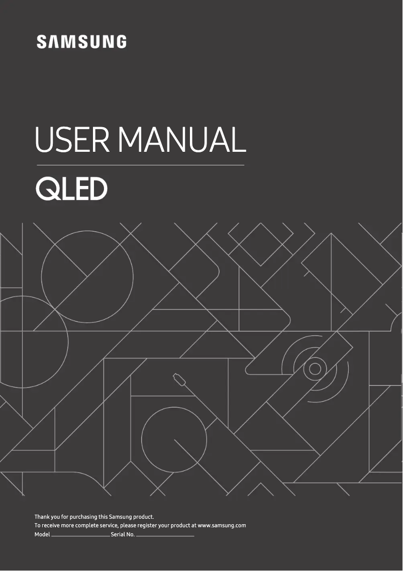 Image de la première page du manuel de l'appareil GQ55Q65RGT