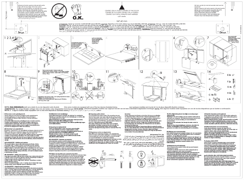 Page n°1 - Manuel utilisateur Smeg DWAFI6214