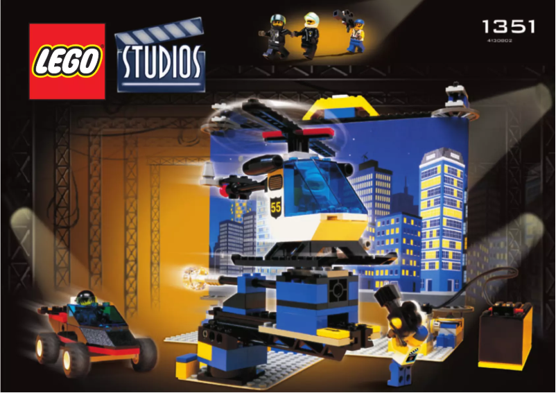 Page n°1 - Manuel utilisateur Lego Moving Backdrop Studio 1351
