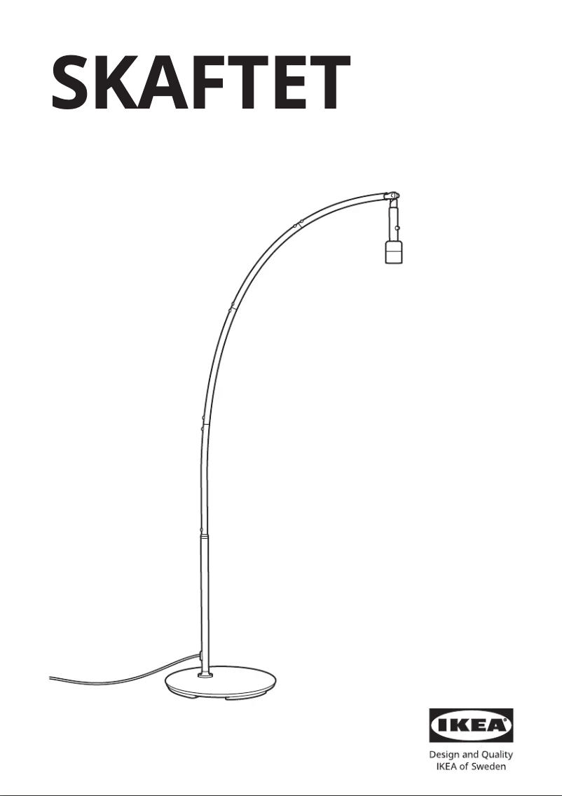 Image de la première page du manuel de l'appareil SKAFTET 805.372.38