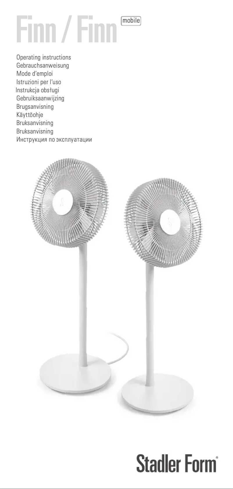 Image de la première page du manuel de l'appareil Finn mobile