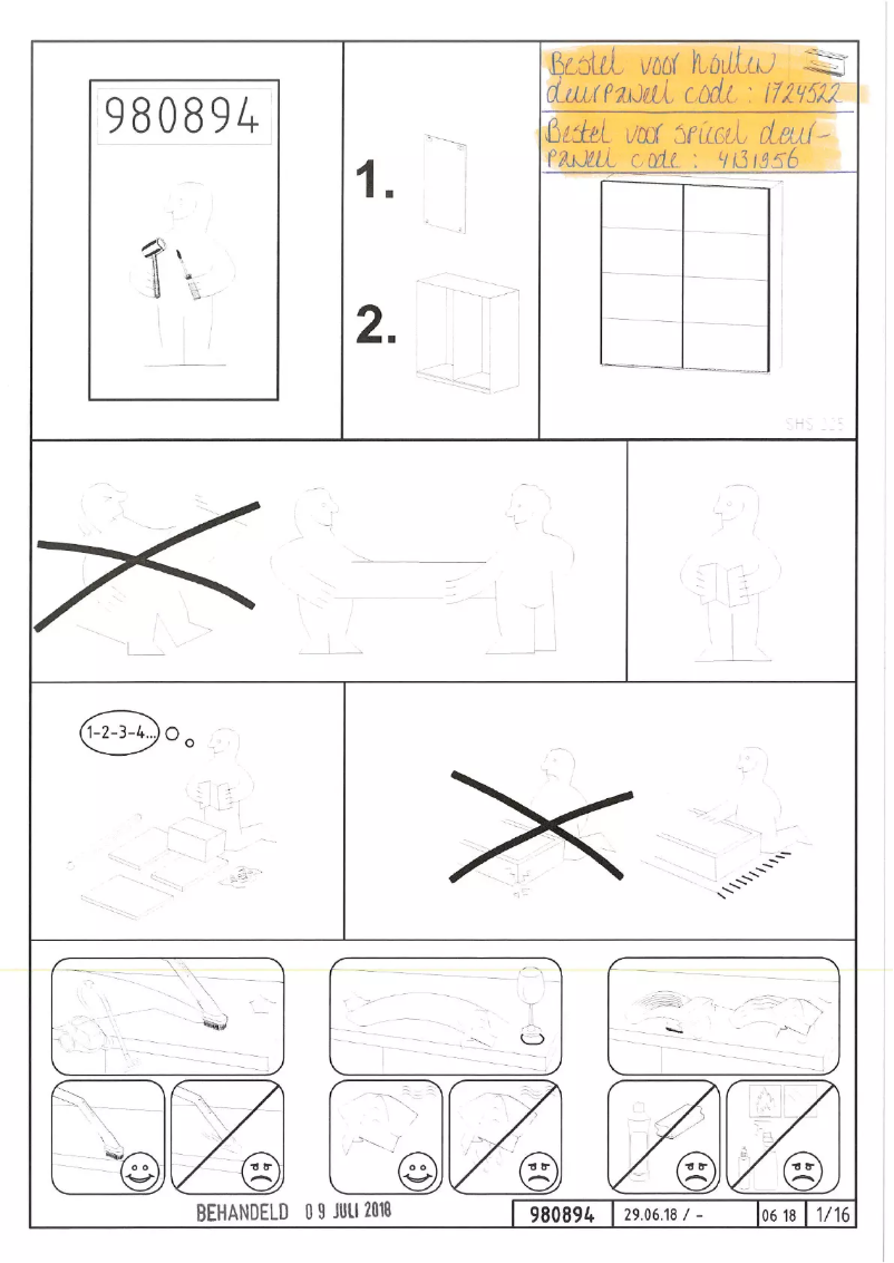 Page 1 de la notice Manuel utilisateur Leen Bakker Lausanne