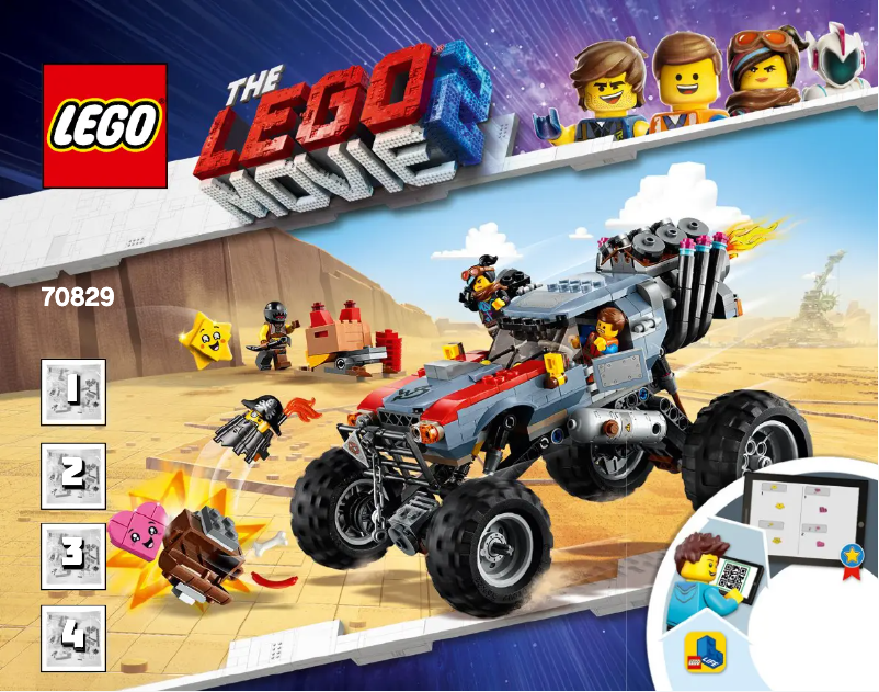 Page 1 de la notice Manuel utilisateur Lego The Movie 2 70829