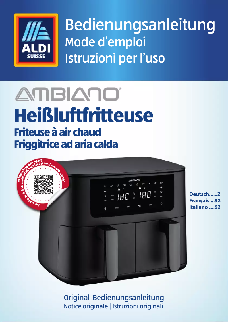 Page 1 de la notice Manuel utilisateur Ambiano GT-DAF-01