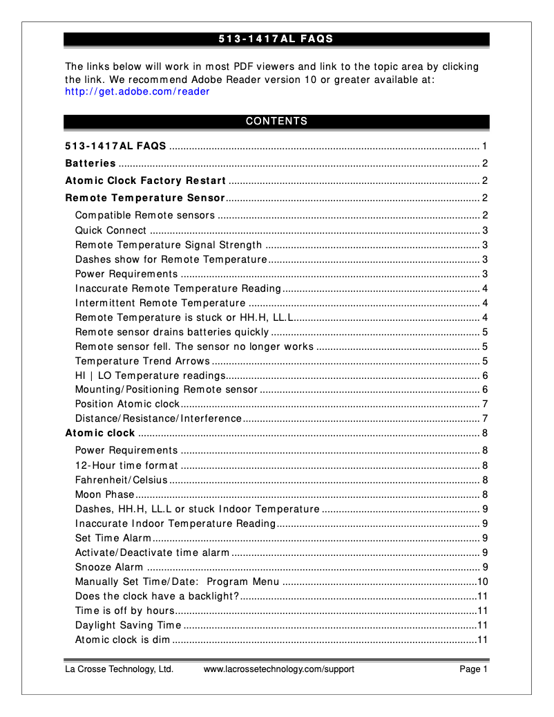 Image de la première page du manuel de l'appareil 513-1417ALV3