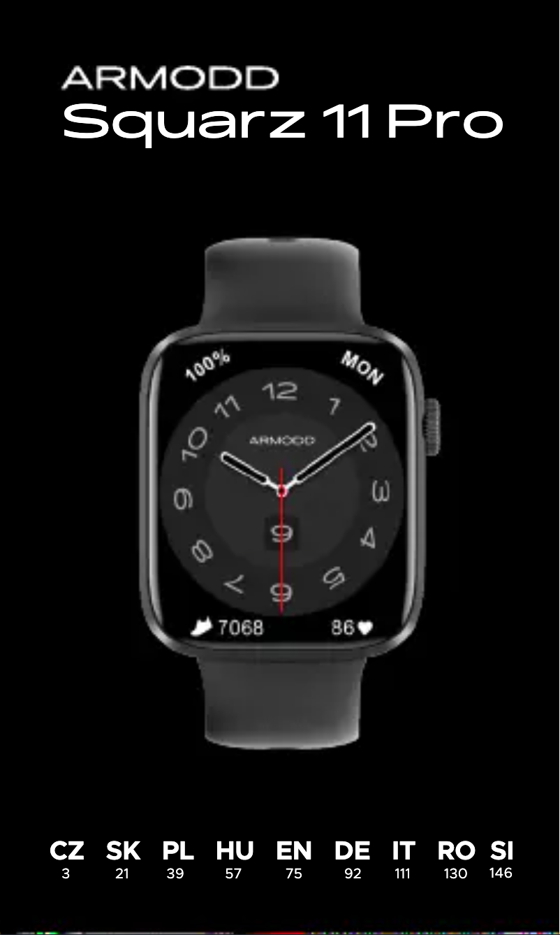 Page 1 de la notice Manuel utilisateur Armodd Squarz 11 Pro