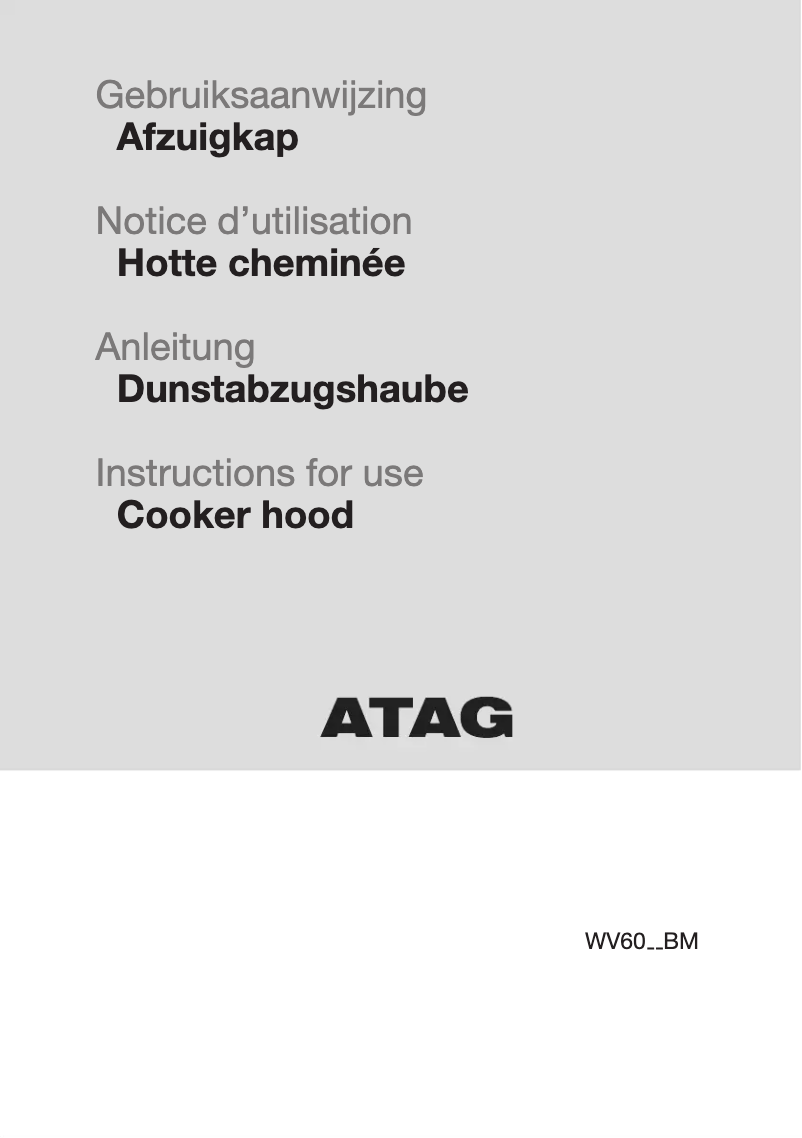 Page 1 de la notice Manuel utilisateur Atag WV6092BM