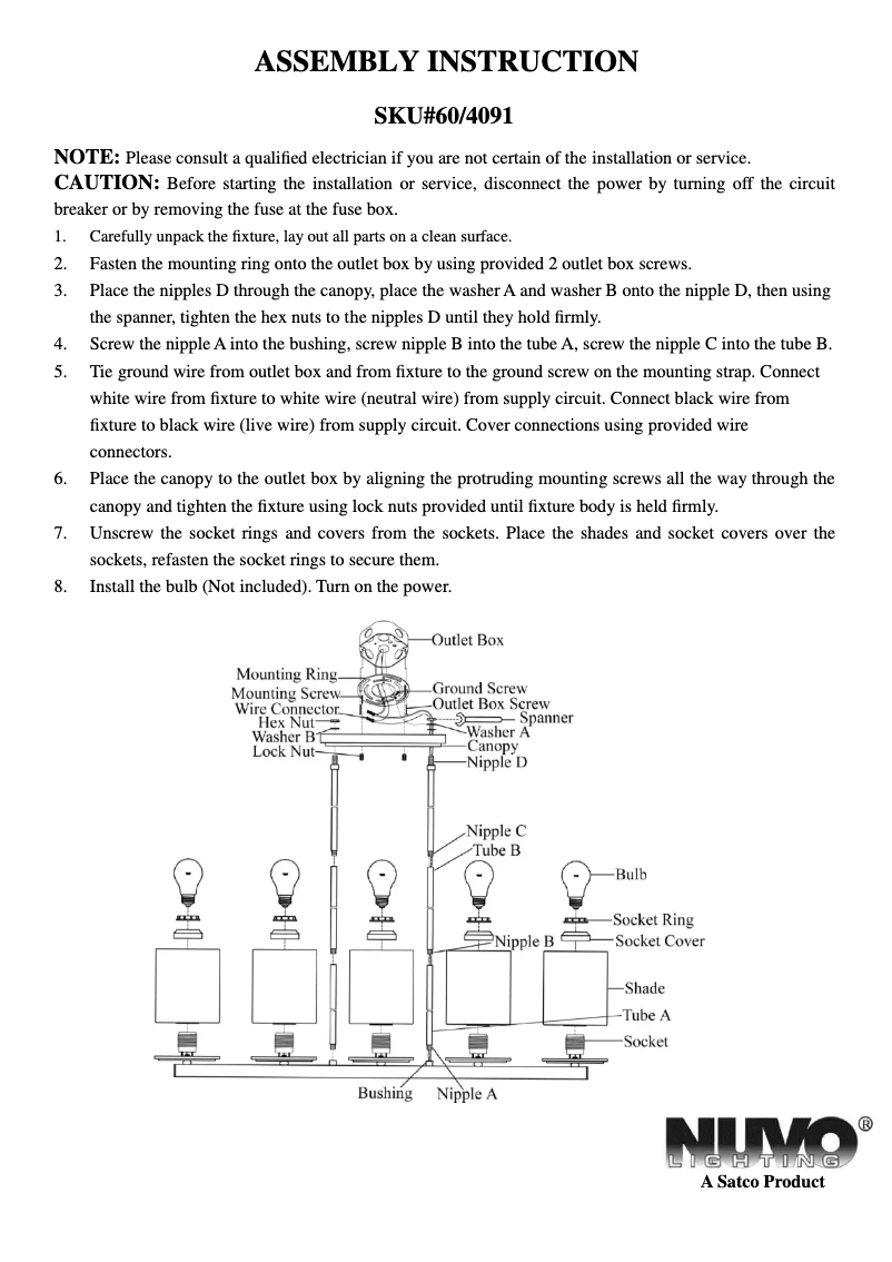 Página 1 del manual Manual de usuario NUVO Bento 60/4091