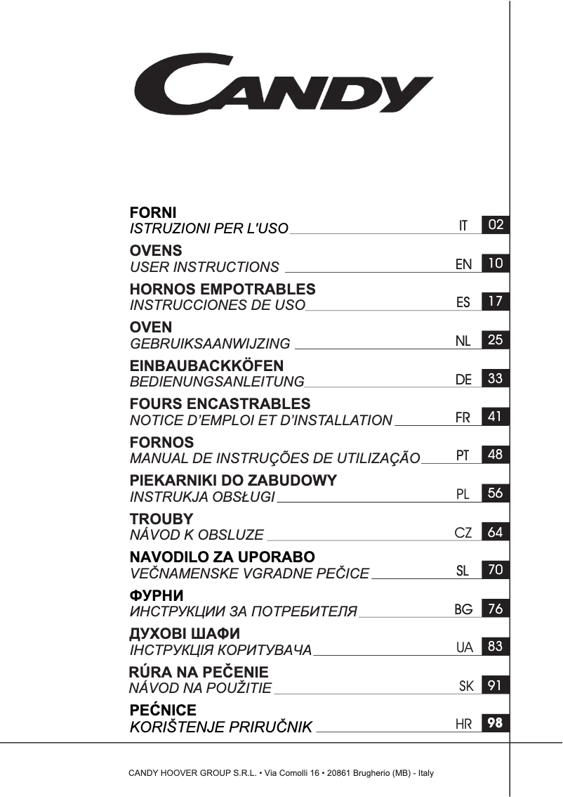 Image de la première page du manuel de l'appareil Pop Evo FCP605X/E