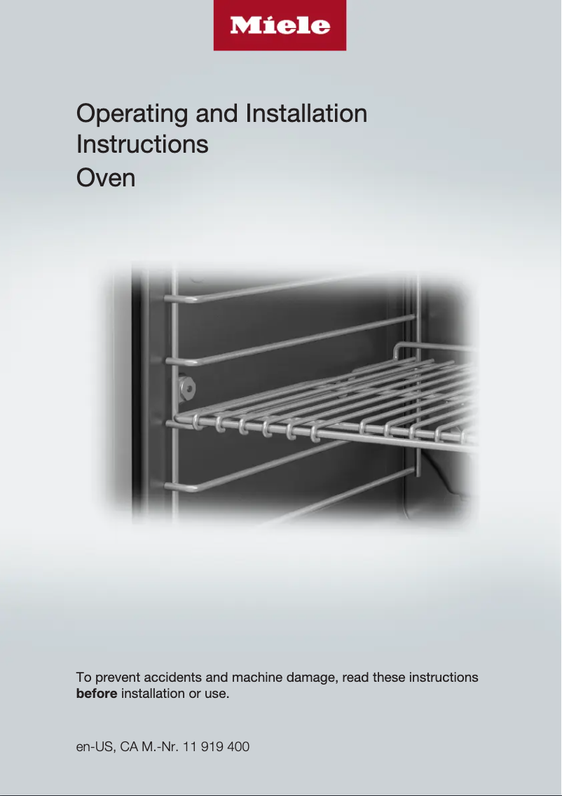 Image de la première page du manuel de l'appareil H 2880 BP