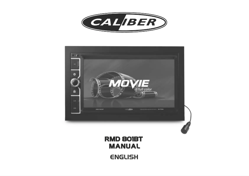 Page 1 de la notice Manuel utilisateur Caliber RMD801BT