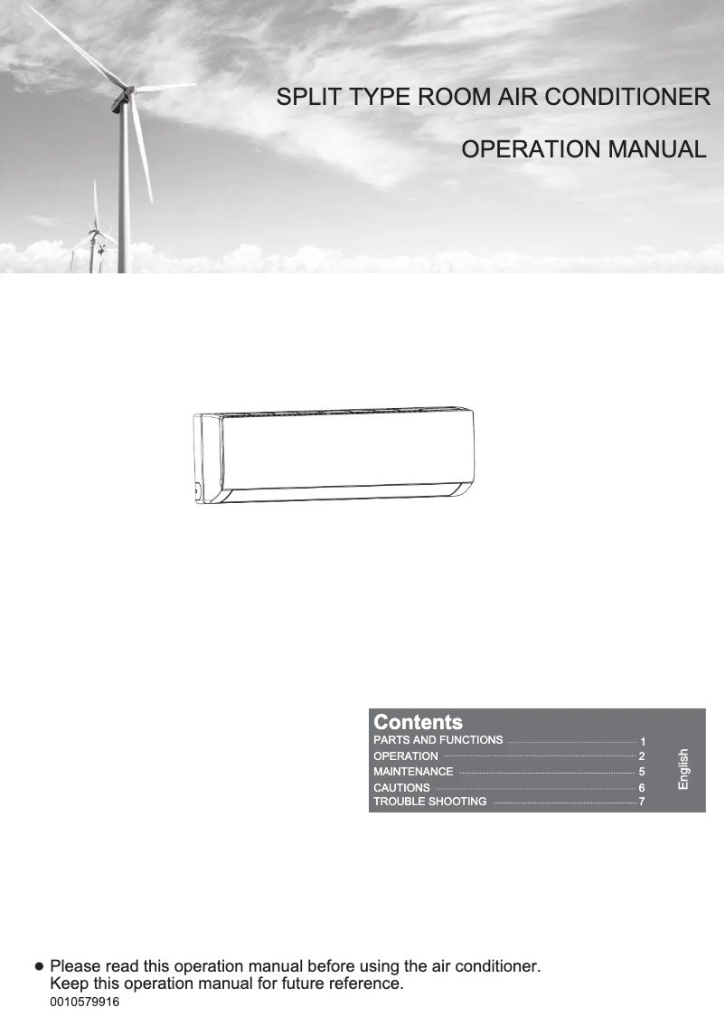 Page 1 de la notice Manuel utilisateur Haier Smart Cool-18KH