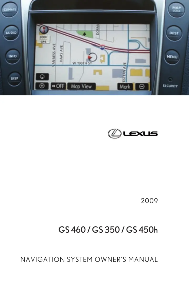 Página 1 del manual Manual de usuario Lexus GS 460 (2009)