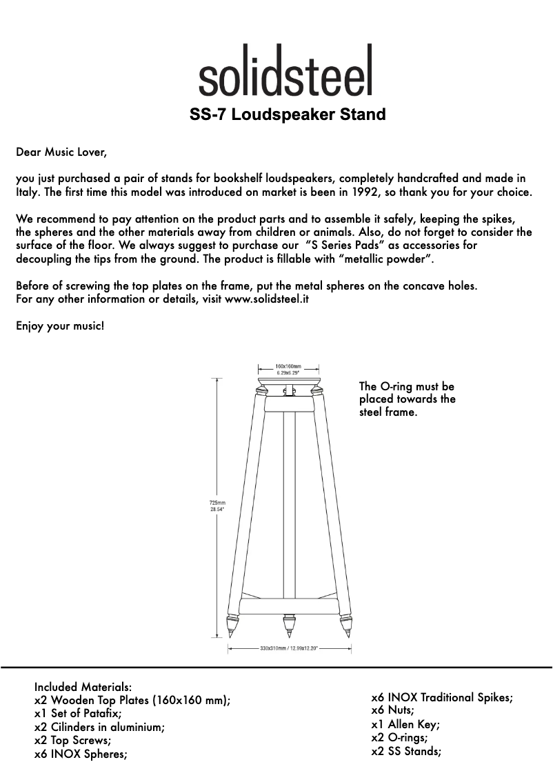 Image de la première page du manuel de l'appareil SS-7