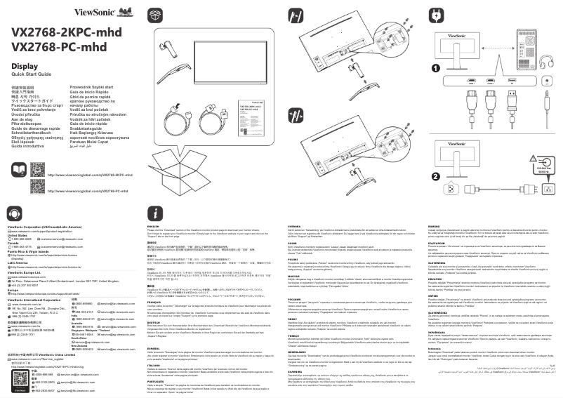 Image de la première page du manuel de l'appareil VX Series VX2768-PC-MHD