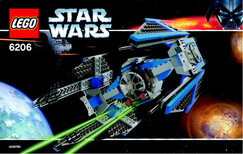 Page n°1 - Manuel utilisateur Lego Star Wars 6206