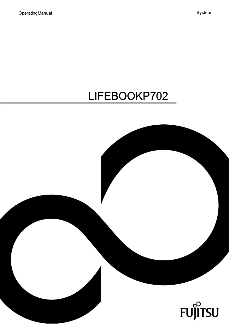 Image de la première page du manuel de l'appareil Lifebook P702