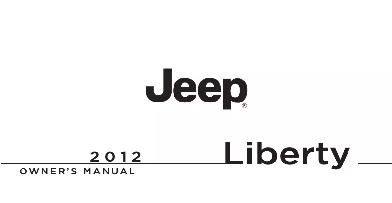 Image de la première page du manuel de l'appareil Liberty (2012)