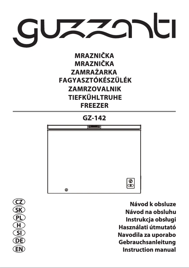 Page n°1 - Manuel utilisateur Guzzanti GZ 142