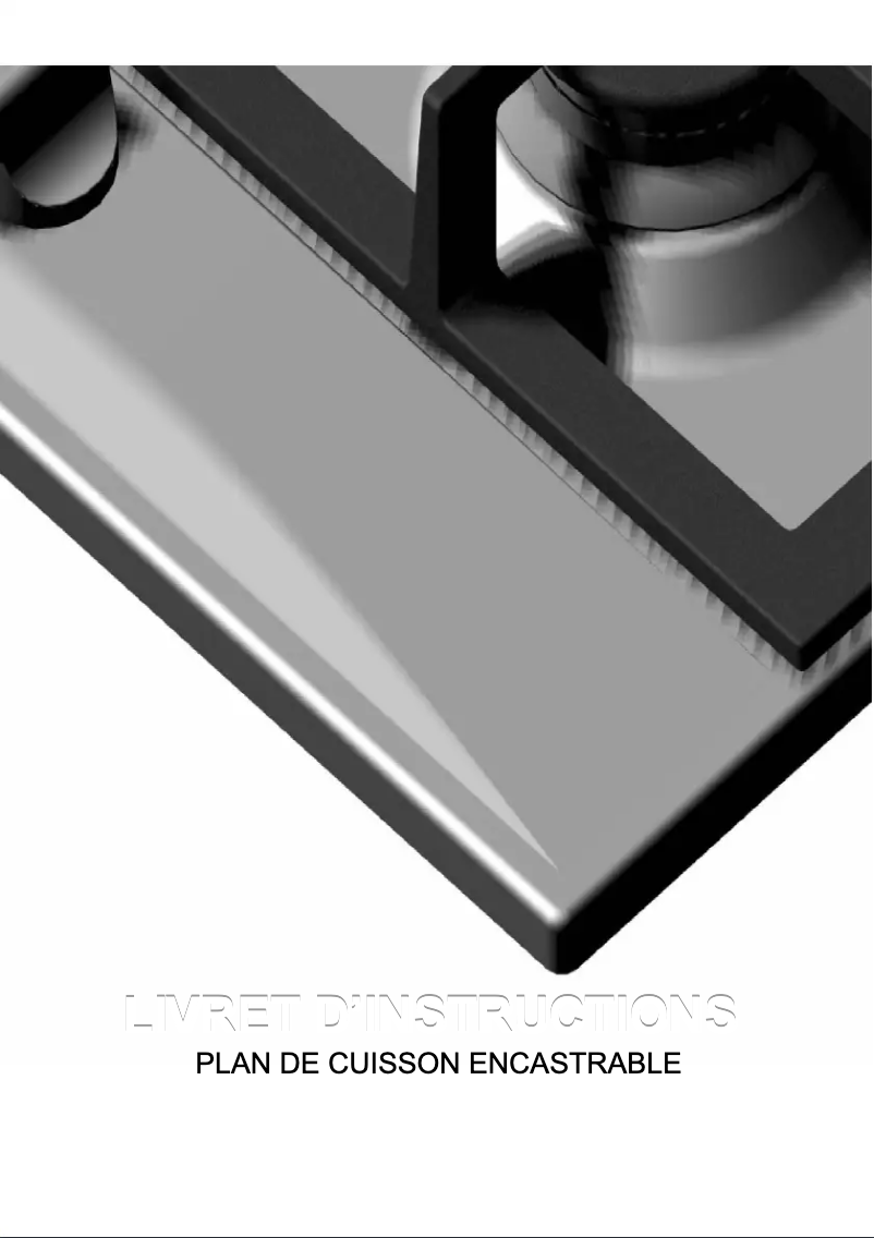 Image de la première page du manuel de l'appareil GTL955IX