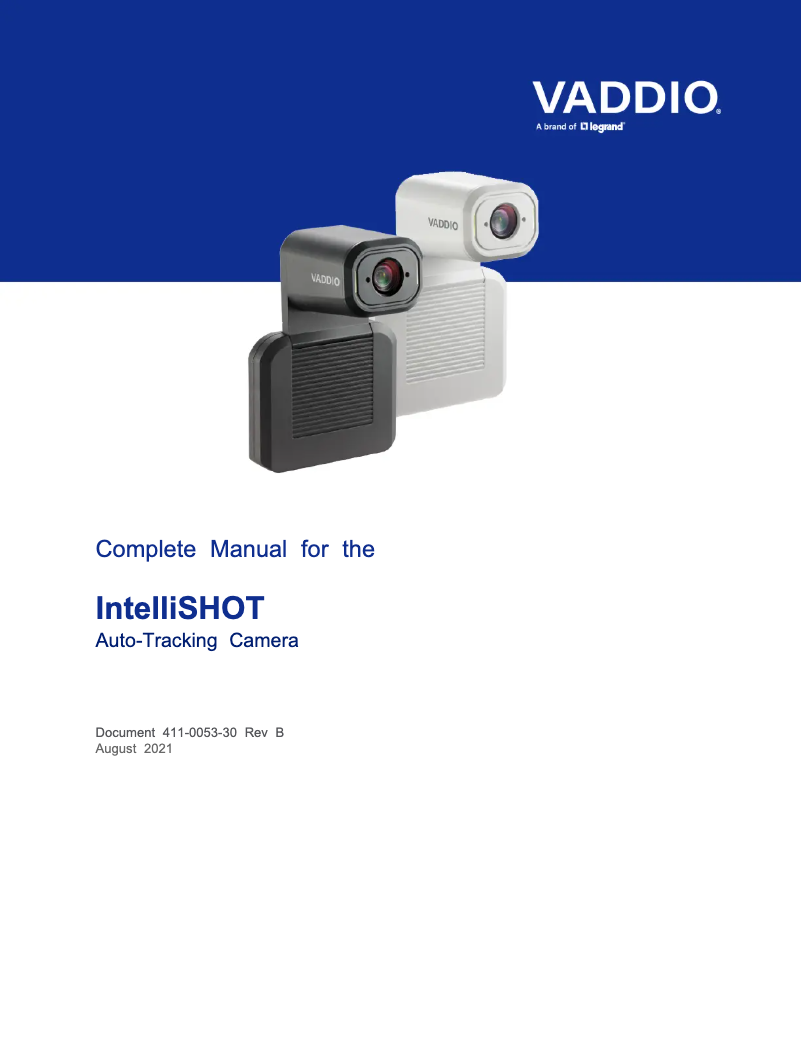 Image de la première page du manuel de l'appareil IntelliSHOT