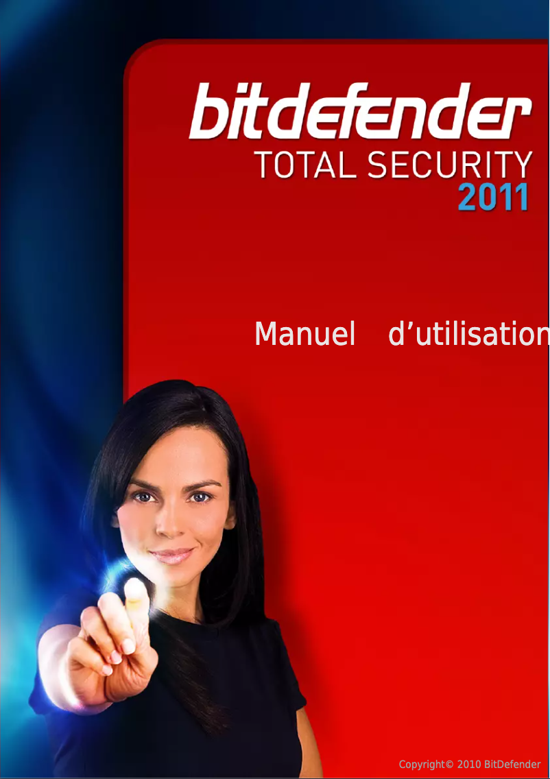 Page 1 de la notice Manuel utilisateur Bitdefender Total Security 2011