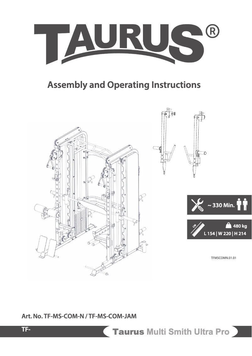 Page n°1 - Manuel utilisateur Taurus Multi Smith Ultra Pro