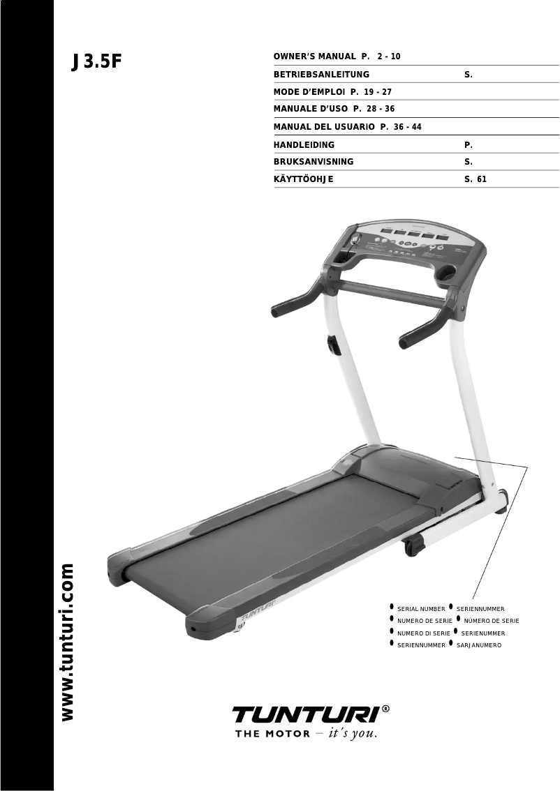 Image de la première page du manuel de l'appareil J3.5F