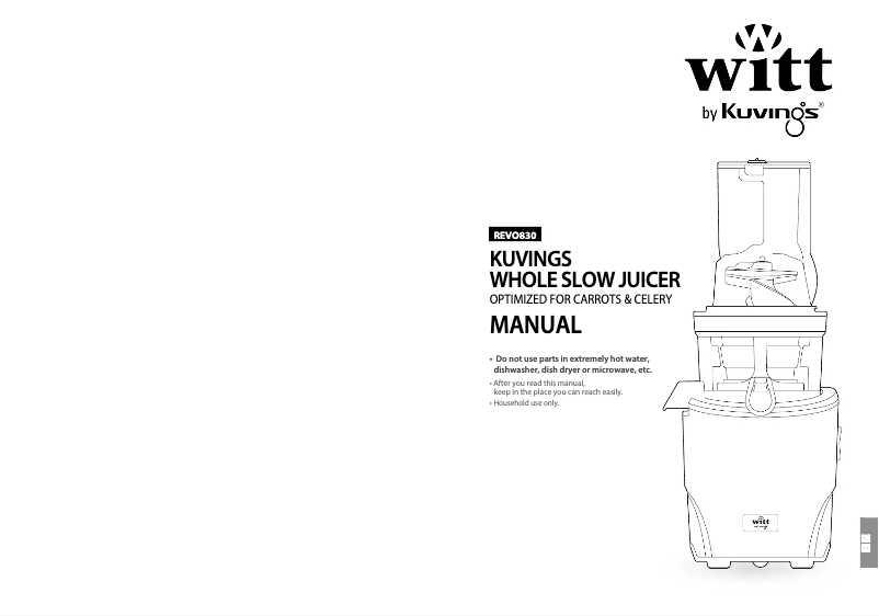 Imagen de la primera página del manual del dispositivo REVO830
