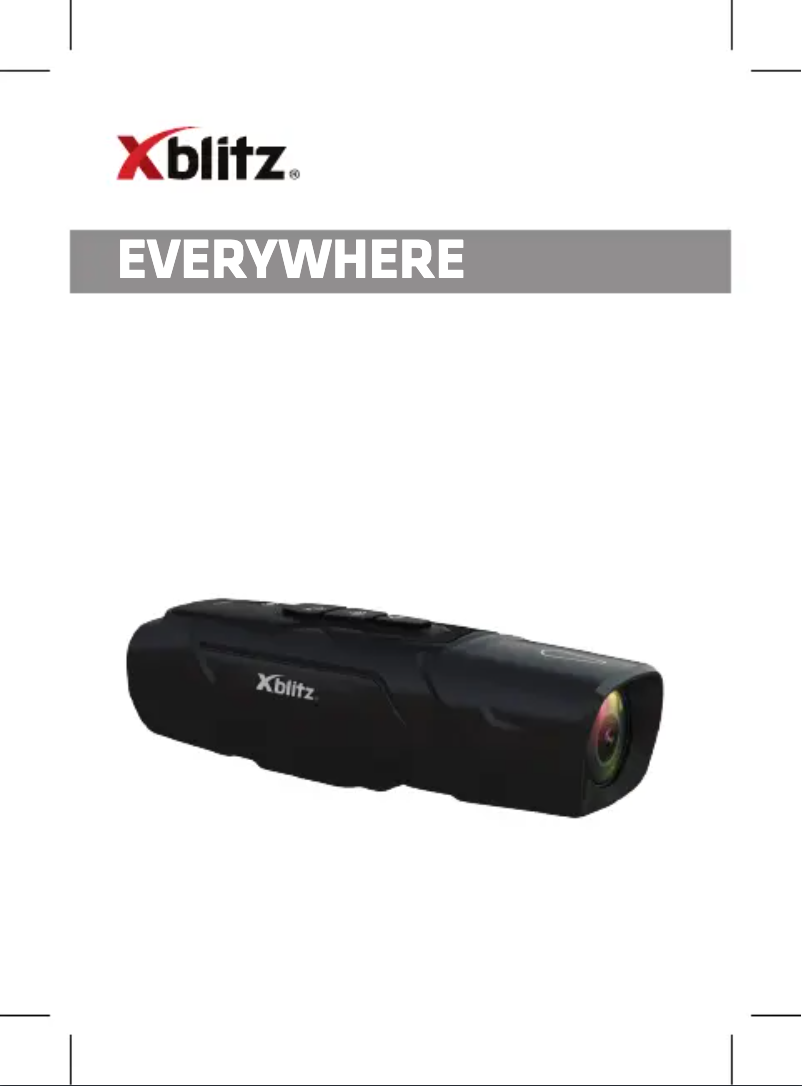 Page 1 de la notice Manuel utilisateur Xblitz Everywhere